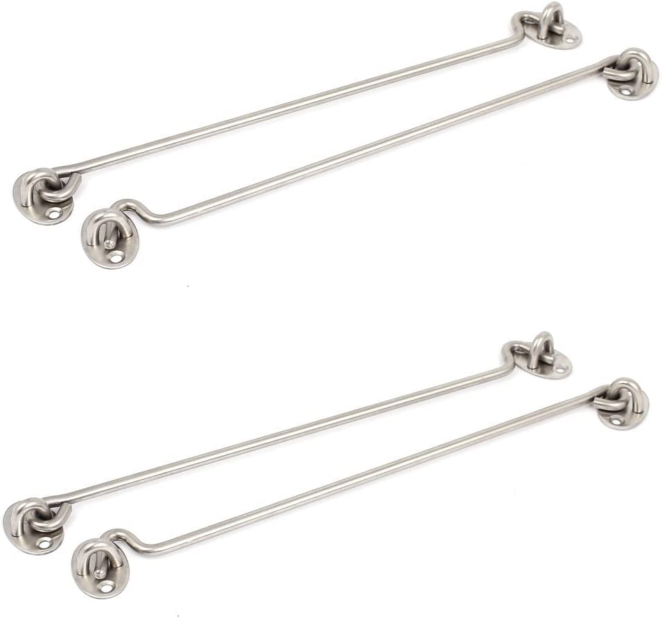 Loquet à œil anti-vent pivotant à 180 degrés pour sécurité fenêtre