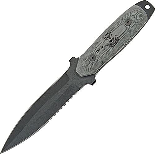 Tops Knives Ranger's Edge Micarta Fixed Blade Knife, 1095 Steel, Kydex image 2