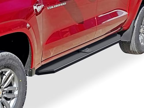 Estribos de Acero Inoxidable Negro para Chevy Colorado 2015-2026