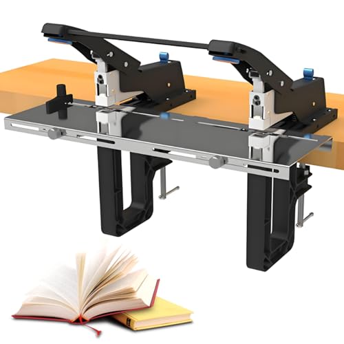 Agrafeuse à selle robuste, double tête, capacité de 60 feuilles, modes plat et selle, agrafes universelles, bureau école