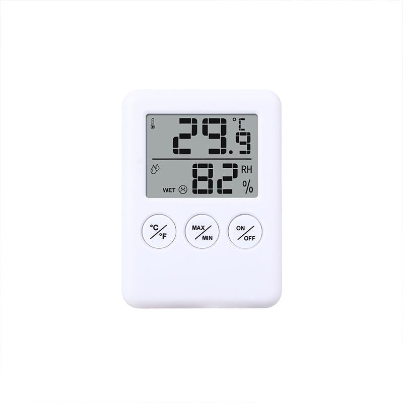 ABS Electronic Thermometer Hygrometer Indoor Kitchen Refrigerator Digital Display Watch Strap Stand