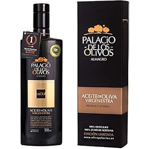 Palacio de los Olivos – Picual Gourmet Extra Vergine Olijfolie – Koudgeperste olie, Vroege Oogst – 500ml fles met doosje