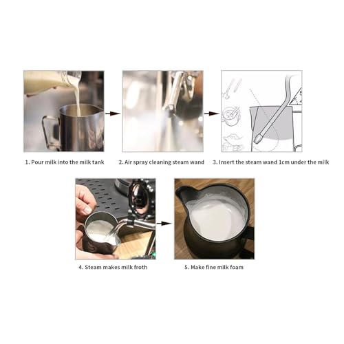 Coffee machine steam nozzle, Accesorio de boquilla de vapor for cafetera de 4 orificios, compatible con Breville 870/878/880 Perfect Milk Foam,for daily use - imagen 5