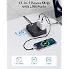 ORICO Surge Protector Power Strip, 12 in 1 Extension Cord with 8 AC Outlets 2 USB-A and 2 USB-C Ports, 10 ft Flat Plug Power Strip, Mountable Outlet Extender for Dorm/Office/Home- SP1