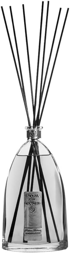 Acqua delle Langhe - Profumatore Ambiente - Fragranza Monviso - 200 ML - Diffusore Aromi con Bastoncini in Rattan - Made in Italy