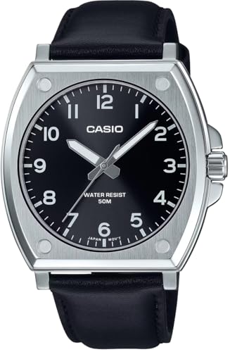 [カシオ] CASIO スタンダード アナログ クオーツ メンズ 腕時計 MTP-E730L-1AV ブラック レザーバンド 海外モデル [並行輸入品]