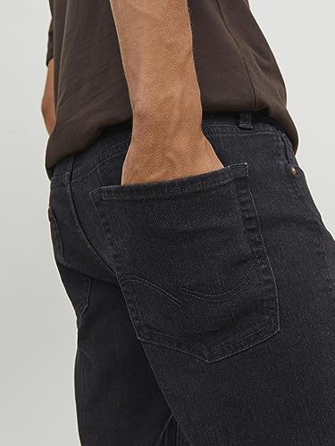 Jack & Jones Jjiglenn Jjjoriginal Sq 356 Noos, Black Denim, 34W x 32L - imagen 7