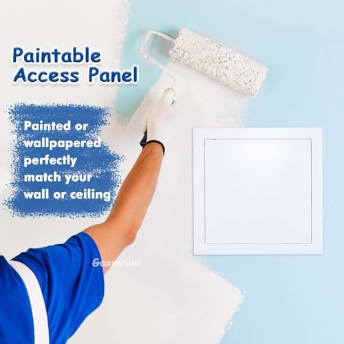 Panel de acceso con acabado elegante de 20x20 cm para disimular registros de servicio en techos 5