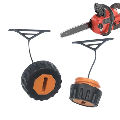 Celuicion Tapa de depósito de para motosierra, tapa de repuesto para depósito de de motosierra - pomo giratorio de diseño de herramientas de jardín, accesorios para dormitorio, taller y