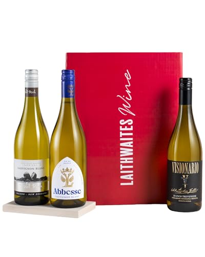 Laithwaites White Wine Gift Set (Bestselling Trio) With Gift box 3 x 750ml Bottles 11-12% ABV