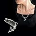 Rainbow Trout Leaping Pendant, Pewter, 1.25 Inches, 100% Handmade in the USA, Steelhead, Fishing, Fish, Realistic, Metal, Necklace, Charm, Over 3100 Unique Designs