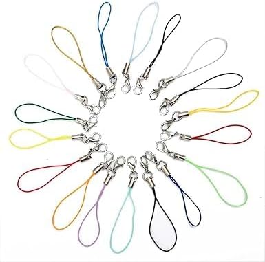 20 Pcs Black Mobile Phone Rope Strap Charm Lariat Lanyard with Lobster Clasp Cords for Cellphone/USB Drive/Keychain/DIY Jewelry Accessories - Image 5