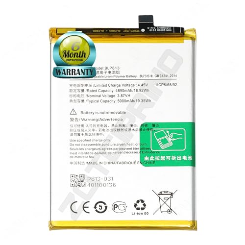 Image of Original BLP813 Battery for OnePlus Nord N100 BE2011, BE2012, BE2013, BE2015 Battery with 6 Month warrenty****(N270)