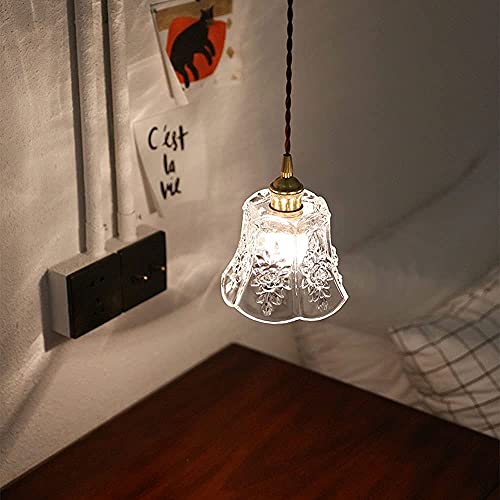 Lámpara colgante minimalista de cristal labrado con alta transmisión de luz 5