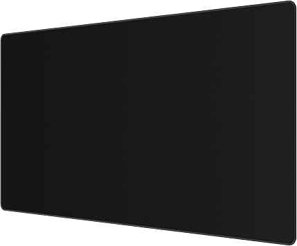Gaming Mouse Pad XXL Large Size 900x400x3mm Extended Mouse Mat with Non-Slip Rubber Base, Special-Textured Surface for Keyboard and Mouse, Black