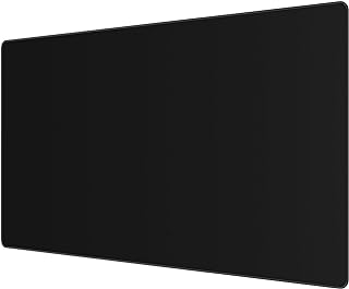 Anpollo Gaming Mouse Pad XXL Large Size (900x400x3mm) Extended Mouse Mat Water-Resistant Mouse Pads with Non-Slip Rubber Base, Special-Textured Surface for Keyboard and Mouse (Pure Black)