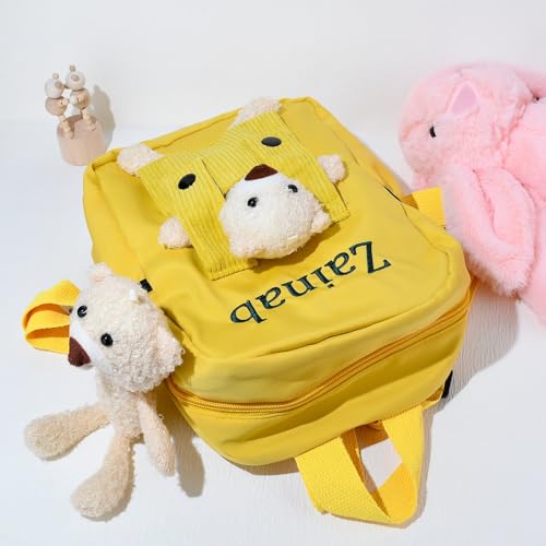 Personalized Backpack Custom Cute Bear Bag With Embroidery Name & Detachable Bear Custom Backpack Gifts for Unisex Christmas Gift Travel Daypacks Bookbag2