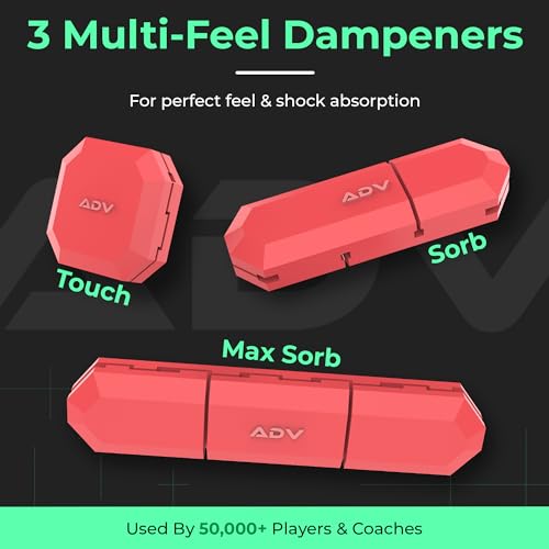 image for ADV Tennis Dampener for Racket - Custom Feel Tennis Vibration Dampener