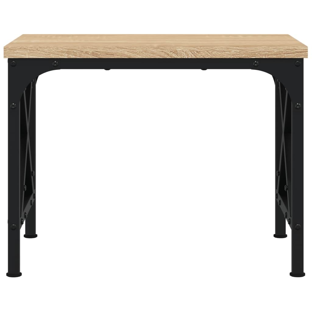 Vidaxl printerstandaard 44x26x31,5 cm bewerkt hout grijs