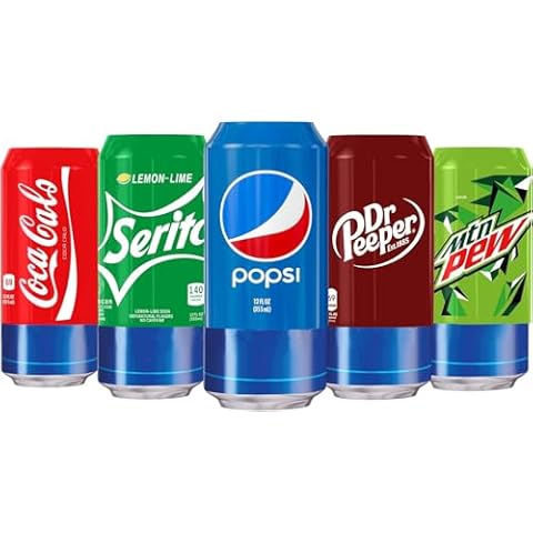 Skywin Silicone Can Sleeve - 5 Pack with Mix Can Cover Soda Silicone Can Sleeve (Mix Colors) Cover