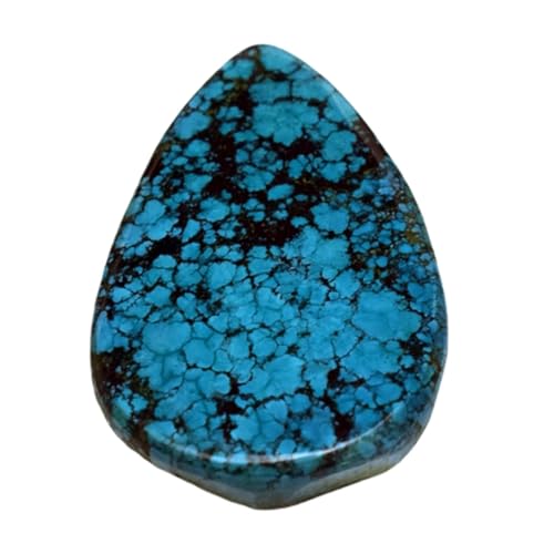 Turquoise naturelle poire 31,43 mm cabochon pour fabrication bijoux bricolage DIY