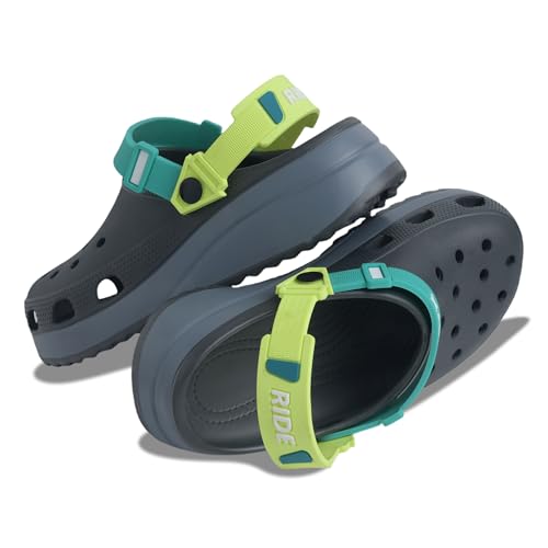 Image of HAUX Classic Ultra Soft Clogs /Sandals with Adjustable Back Strap| Comfortable & Lightweight| Stylish & Anti-Skid| Indoor & Outdoor Casual Sports Mules Boys