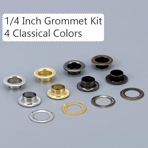 Œillets 6 mm robustes et kit d'installation pour cuir de qualité - 5