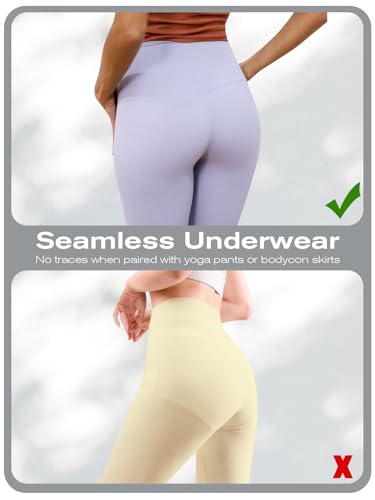 Seamless Women's Underwear - No Show Bikini Panties & Briefs, 6-Pack2