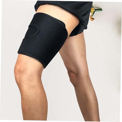 Bandaje ajustable para muslo con soporte y absorción de sudor miniatura 3