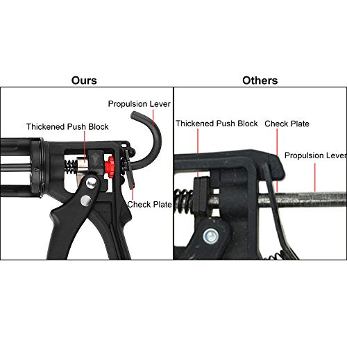 Abuff Hand Caulking Guns, Upgrade Manual Cartridge Caulking Gun Composite Glue Gun Press Suitable For For Caulking Filling Sealing Home And Office Use #TOP2