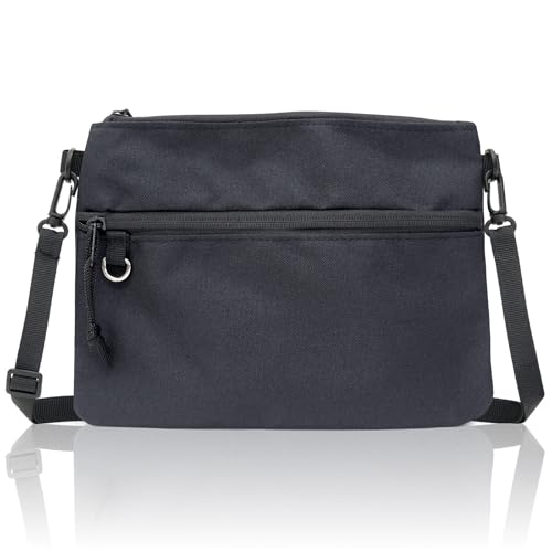 [BEEL] ベール サコッシュ バッグ ショルダーバッグ 小さめ 軽量75ｇ 斜め掛け 登山 トラベル ハイキング アウトドア ブラック