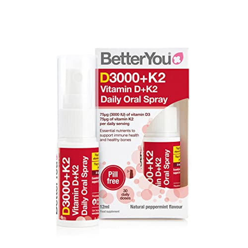 BetterYou DLux+ Vitamin D+K2-12ml (Pack of 6)