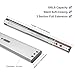 LONTAN Push to Open Soft Close Drawer Slides 1 Pair Full Extension Ball Bearing 12 Inch Heavy Duty Side Mount File Cabinet Rails Dresser Runner Kitchen Cabinet Drawer Glides 100 LB Capacity