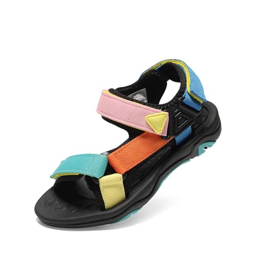 Image of DREAM PAIRS Boys Girls Sandals Kids Adventurous Light-Weight Adjustable Straps Summer Water Shoes (Toddler /Little Kid /Big Kid)