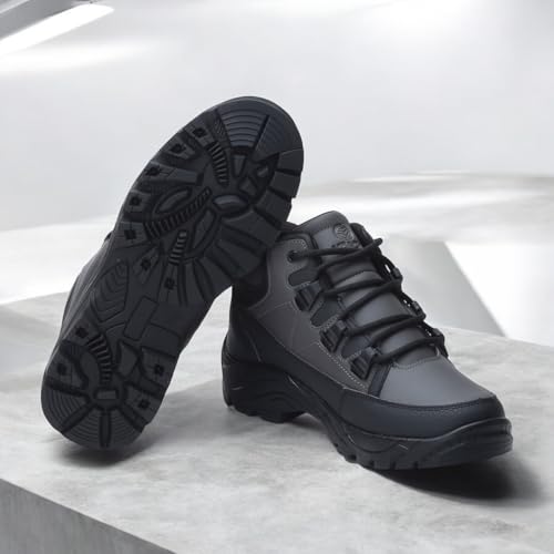 Image of VR-SNOW-3 High Top Waterproof Hiking Trekking Mountaineering Outdoor Boots Climbing Shoe |Lightweight Non-Slip High-Traction Grip