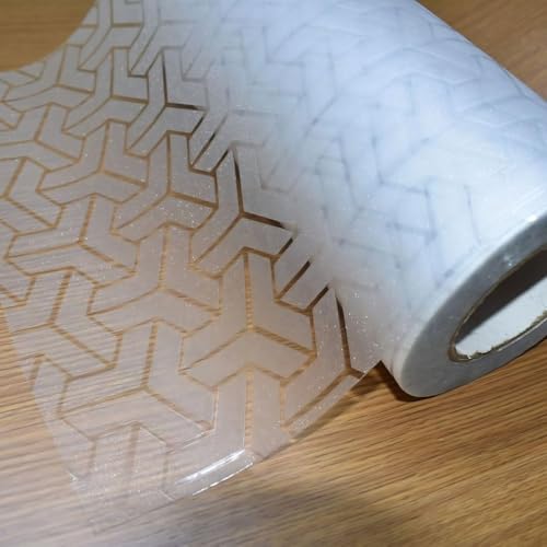 Image of CVANU Frosted Privacy Window Film Self Adhesive, Waterproof Vinyl Sticker for Glass Doors, Windows, Bathroom & Office (12 x 36 Inch)