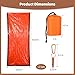 Kronabelle 12 Emergency Sleeping Bags with Whistle, Portable Waterproof Bivvy Sack for Survival, Perfect for Camping and Hiking