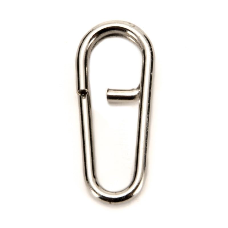 100 piezas de ganchos giratorios de acero inoxidable para pesca miniatura 5