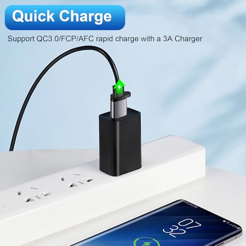 USB C Female to USB Male Adapter 3 Pack, OTG Converter, Type C to USB A Charger Cable Converter Compatible for Apple Watch iPhone 16 15 14 13 AirPods 3 MacBook Samsung S24 Nintendo Switch Car - Image 5