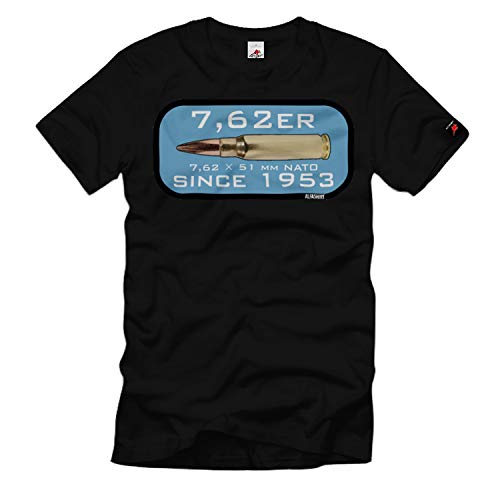 T-shirt NATO Kaliber Bundeswehr US Army militaire noir XL
