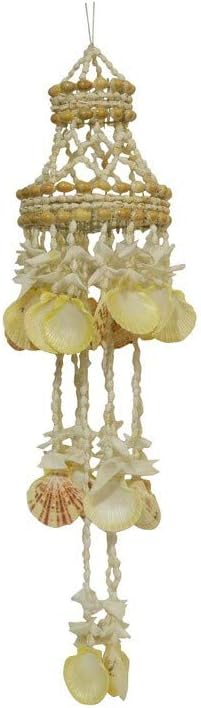 Chesapeake Bay 22238 Double Shell Chandelier Wind Chime 26 Inches
