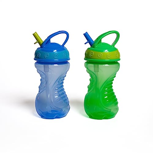 Nuby 10053 2-Pack Flip-It Easy Grip Cups With Easy-Flo Straw thumb #1