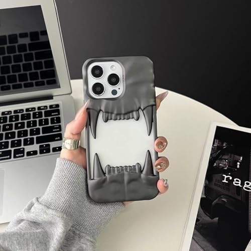 Coque iPhone 13 Pro Max anti-chute squelette argenté protège écran inclus