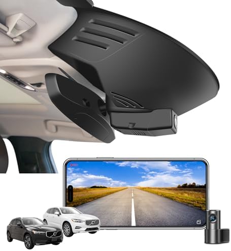 Mangoal Front 4K & Rear 1080P Dash Cam for XC60 2018 2019 2020 2021 Model C