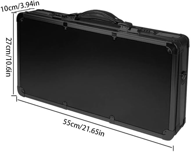 Professional Barber Case, Barber Tool Kits Storage, Double Layer Travel Barber Tool Box, Luxury Carrying Case for Beauty Hair Stylist Pet Groomer with Handle & Secure Numlock (Style 1) 5 Professional Barber Case, Barber Tool Kits Storage, Double Layer Travel Barber Tool Box, Luxury Carrying Case for Beauty Hair Stylist Pet Groomer with Handle & Secure Numlock (Style 1)