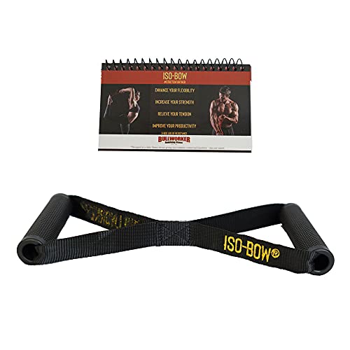 Iso-Bow by Bullworker - Portable Isometric Exercise Strap for Fast Strength and Flexibility - Stretching Tool for Yoga and Pilates - Home and Travel Fitness Equipment
