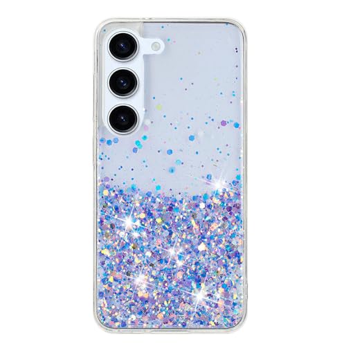 Coque anti-chute violette lumineuse dans le noir pour ne plus perdre votre Samsung A25
