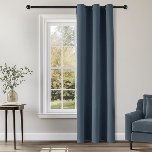 ChrisDowa Blackout Curtains Door Curtain 78 Inches Long Closet Drapes