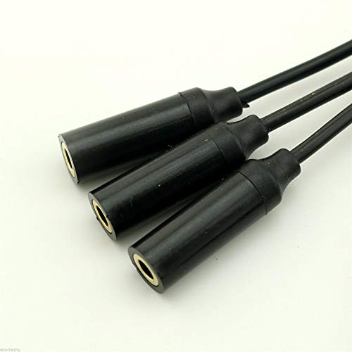 Cable divisor de audio 3.5mm macho a 3 hembra 50cm miniatura 5