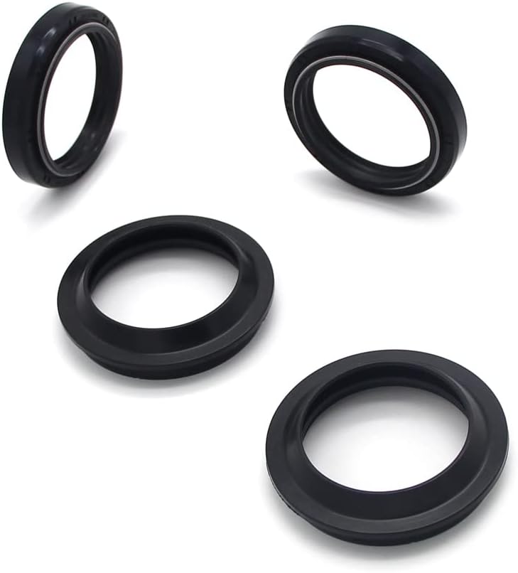 Front Fork Shock Oil Seal Dust Seal Fork Seal Set Size model 41MMx53MMx8MM for Yamaha MT-07 MT-09 YP400 XVS400 XVS650 XVS950 XVS1100 XVS1300 FZ400 XVS950 SCR950 XVS950